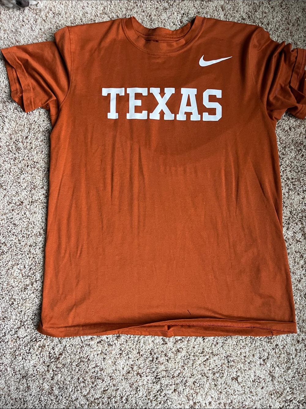 Texas Men’s Nike Dri Fit short sleeve shirt size M
